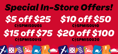$10 off $50 or $15 off $75 or $20 off $100